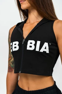 Ženski pulover Nebbia MUSCLE MOMMY Sleeveless Zip-Up Hoodie 258 black