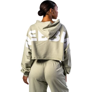 Ženski pulover Nebbia STRONG BEAUTY Oversized Hoodie OWN YOUR POWER 433 light green