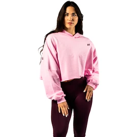 Ženski pulover Nebbia STRONG BEAUTY Oversized Hoodie OWN YOUR POWER 433 pink