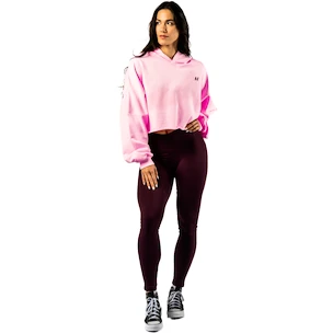 Ženski pulover Nebbia STRONG BEAUTY Oversized Hoodie OWN YOUR POWER 433 pink