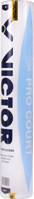 Žogice za badminton Victor  Pro Court (12 Pack)  hitrost 77 (do 11-21 °C) - M
