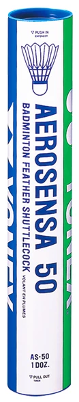 Žogice za badminton Yonex  AeroSensa 50 Feather (12 Pack)